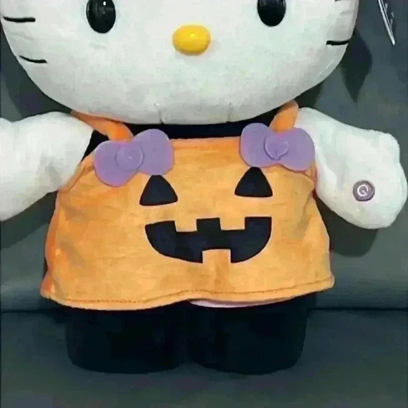 Hello Kitty Halloween Side Stepper Orange Pumpkin new - Picture 4 of 8